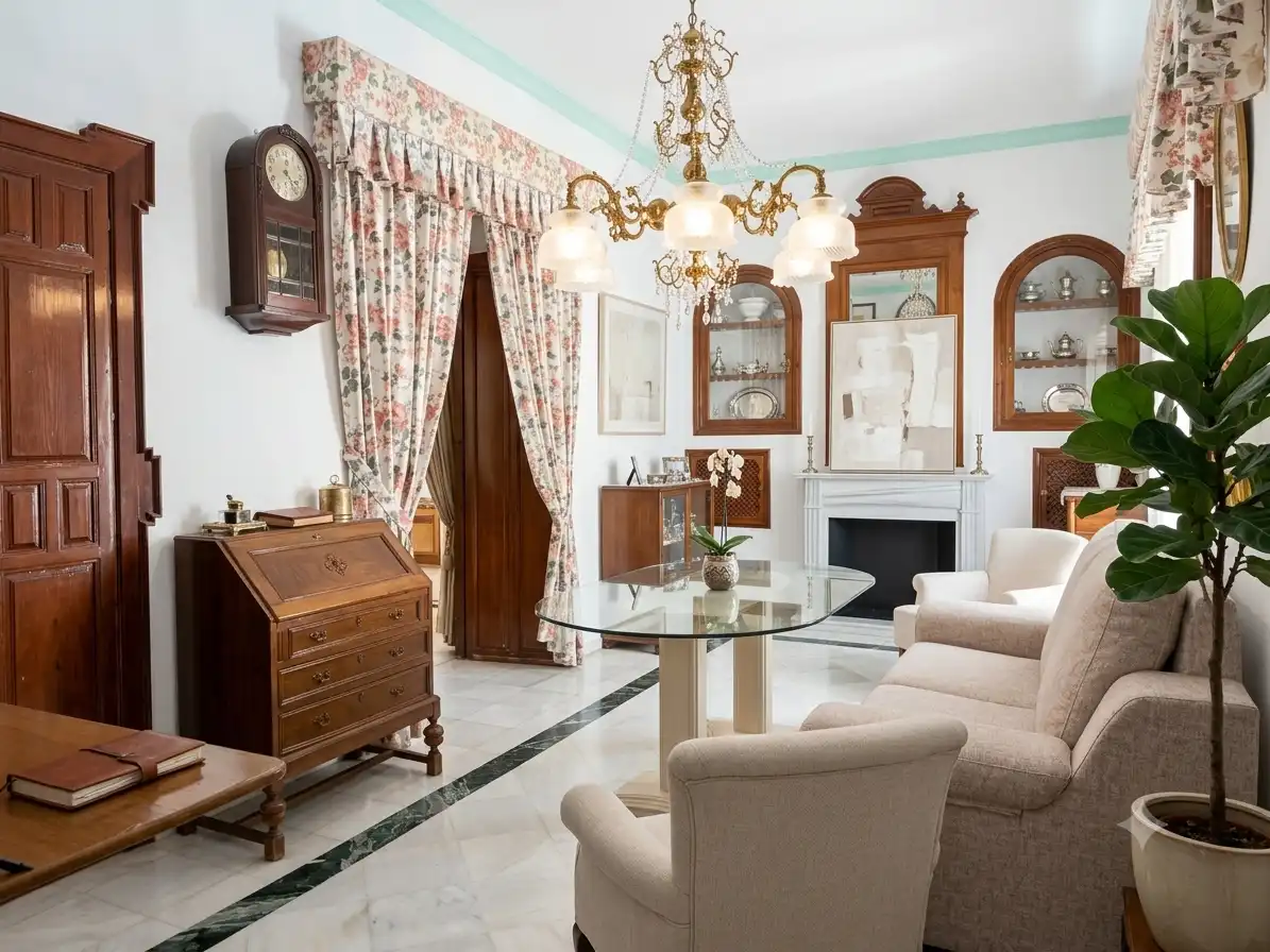 Sala de estar de Finca rústica en venta en Antequera con Trastero