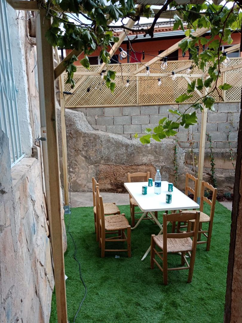Terrasse von Country house zum verkauf in Arcos de Jalón mit Privatgarten, Parkett und Abstellraum