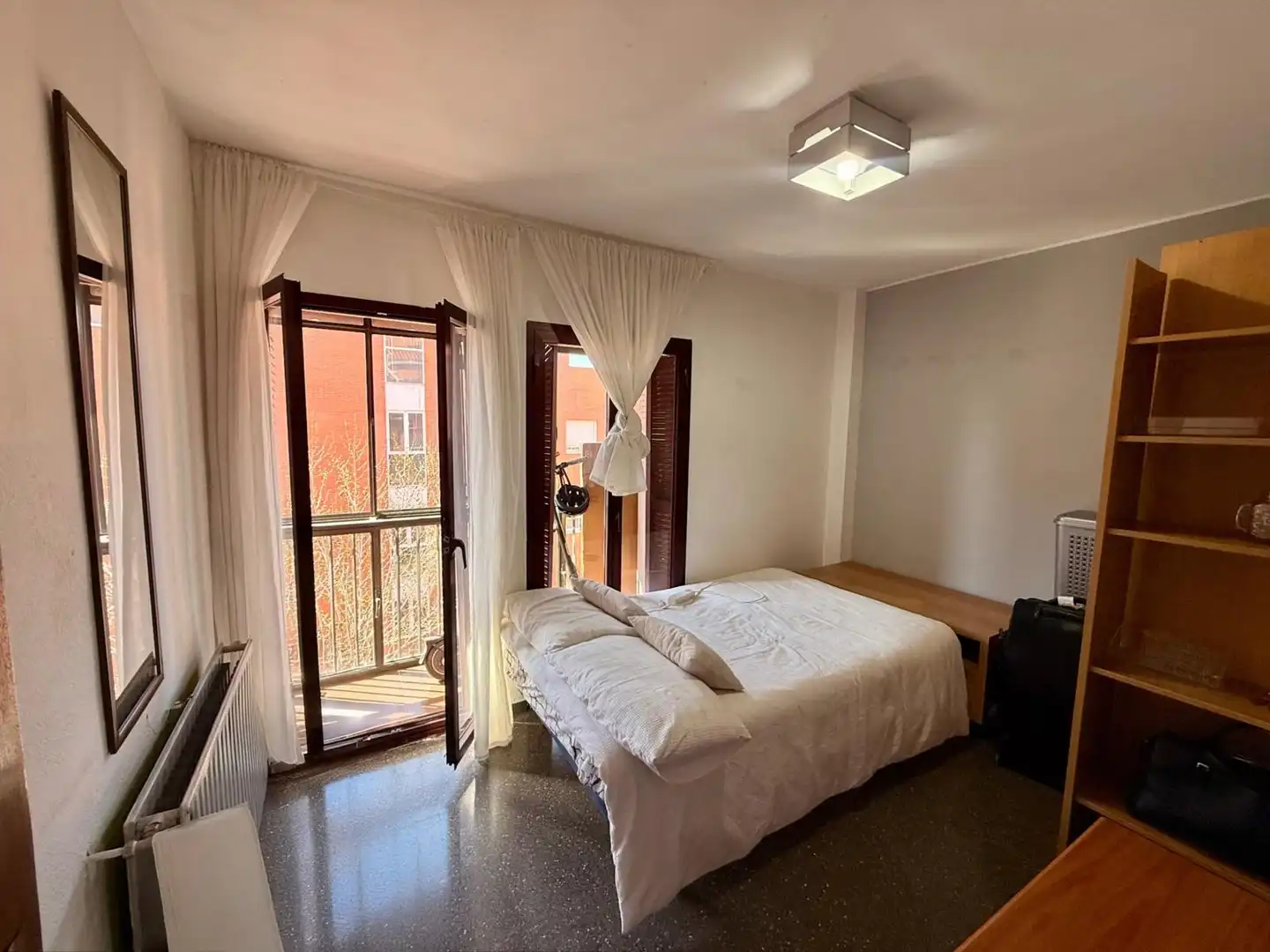 Bedroom of Flat for sale in  Madrid Capital  with Heating, Furnished and Oven