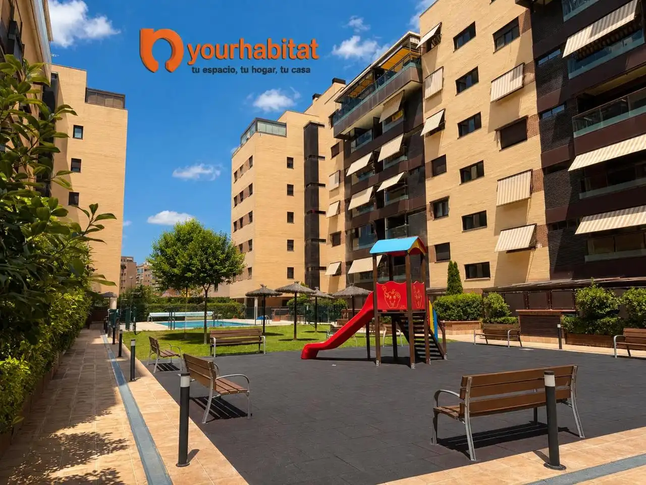 Vista exterior de Piso de alquiler en Getafe con Aire acondicionado, Calefacción y Terraza