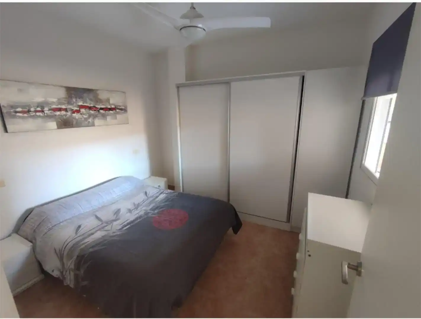Schlafzimmer von Erdgeschoss zur Miete in La Manga del Mar Menor mit Klimaanlage, Möbliert und Ofen