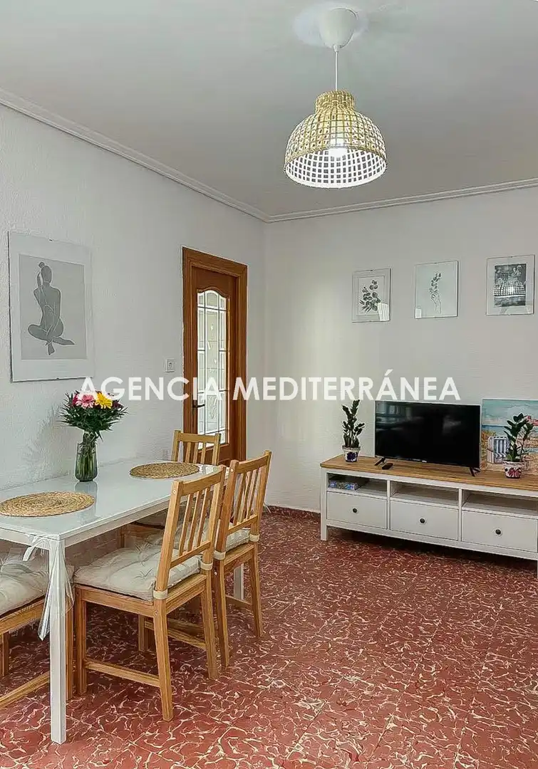 Comedor de Piso de alquiler en Valencia con Aire acondicionado, Calefacción y Amueblado