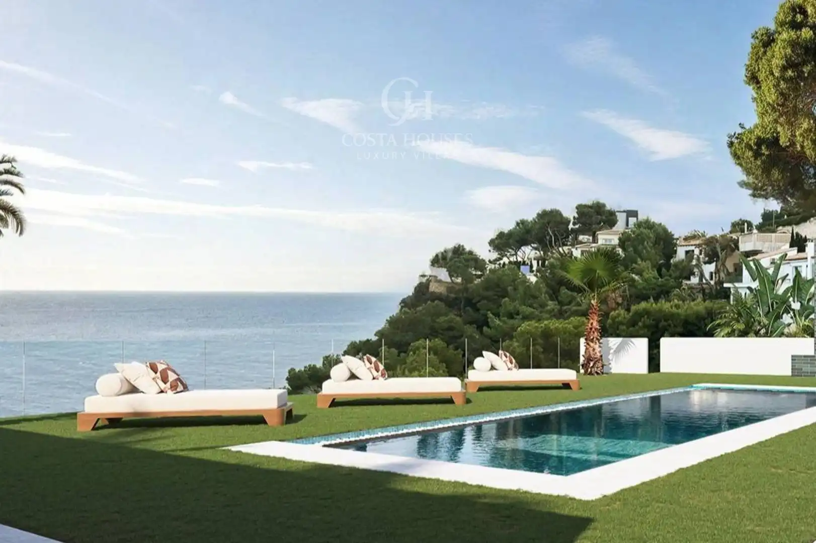 Garden of Houses for sale in Jávea / Xàbia  with Air Conditioner, Heating and Private garden