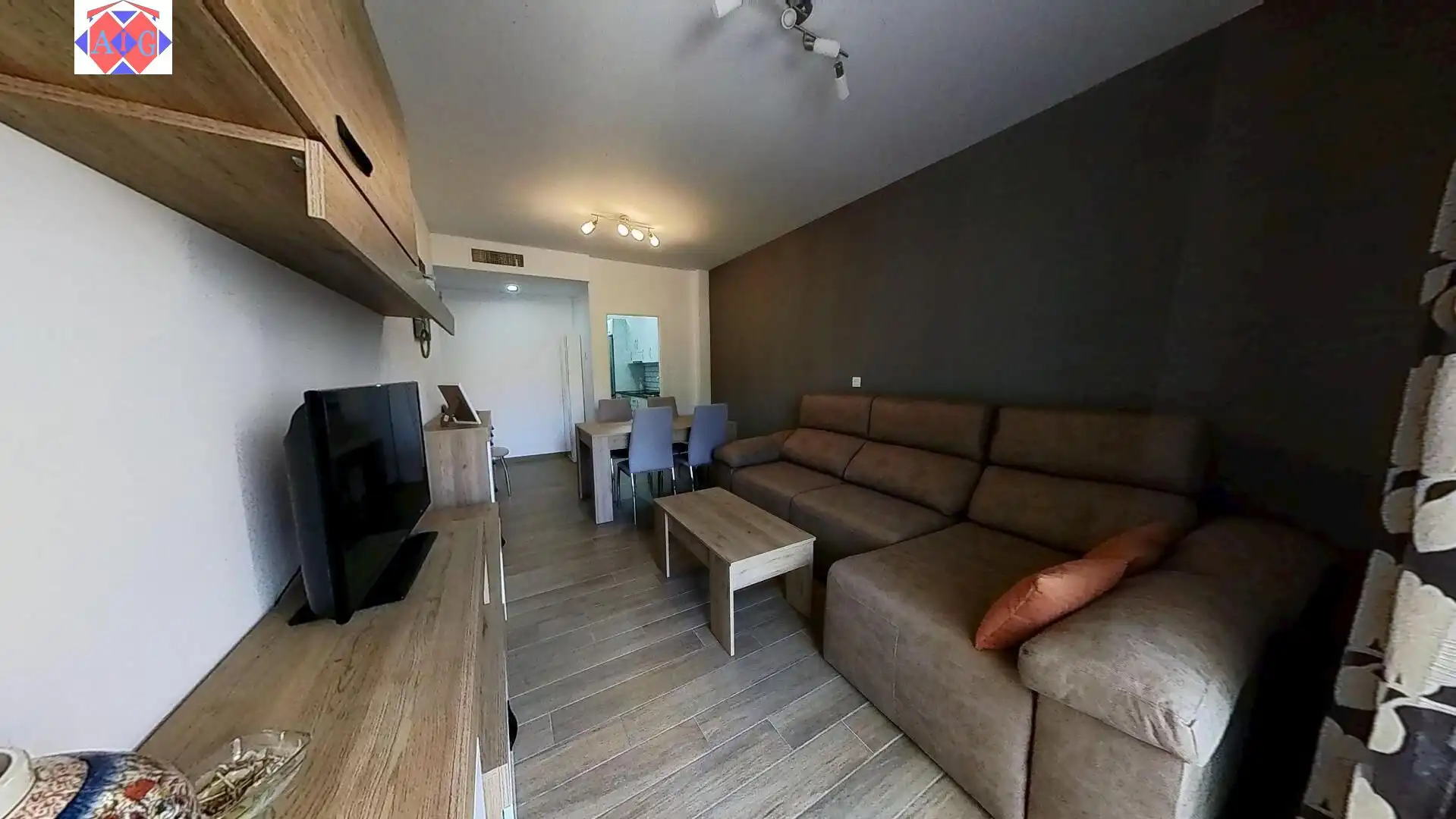 Sala de estar de Piso en venta en Gualchos con Aire acondicionado, Calefacción y Terraza