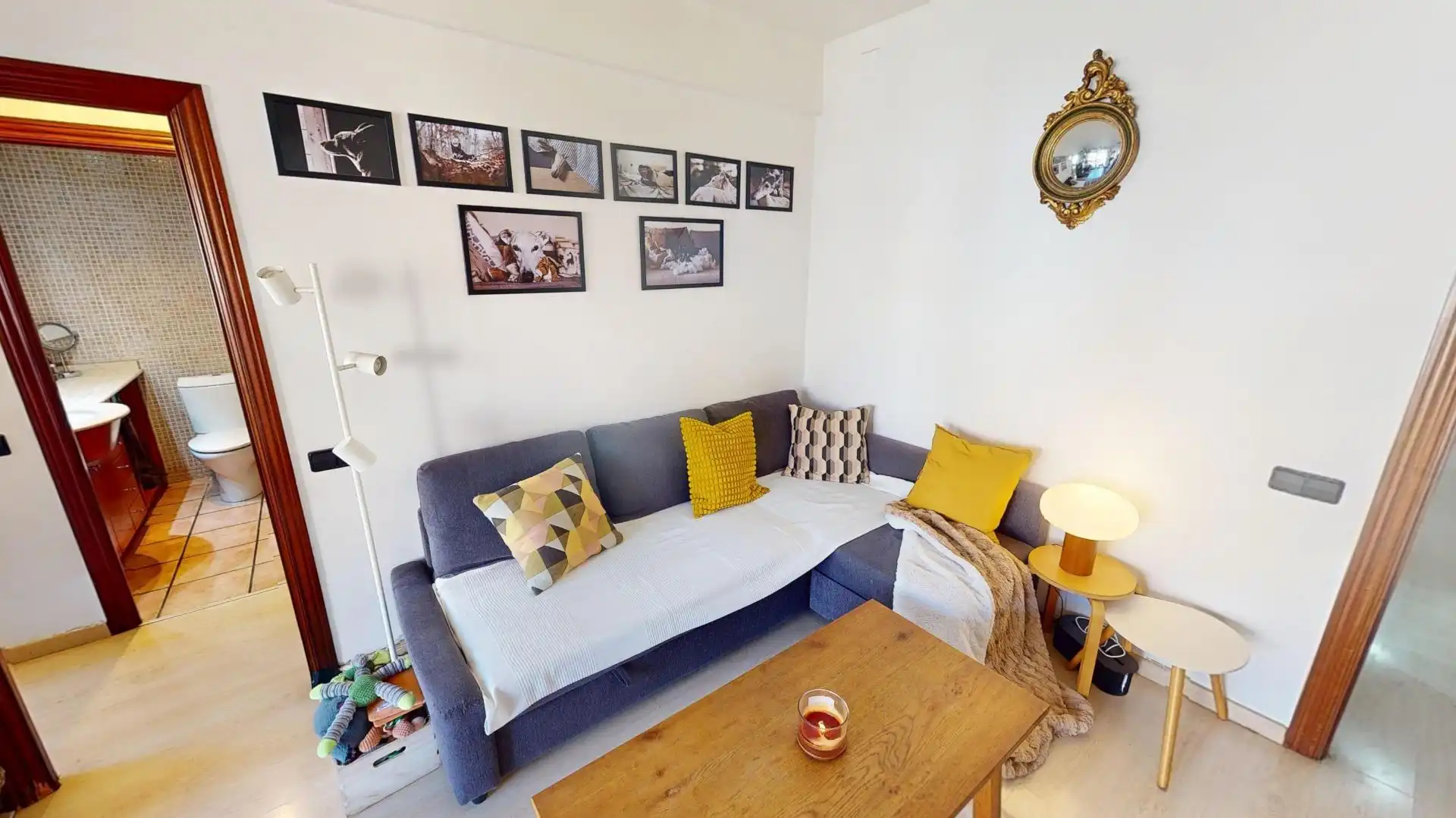 Sala de estar de Piso en venta en Barcelona con Terraza y Balcón