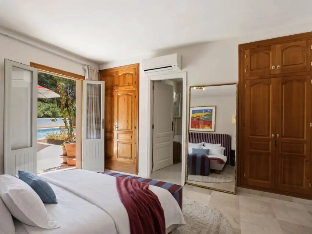 Schlafzimmer von Haus oder Chalet zur Miete in Jávea / Xàbia mit Heizung, Privatgarten und Terrasse