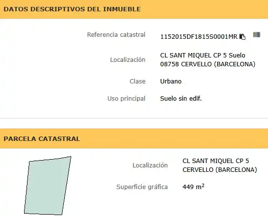 Wohnbaugrundstück zum Verkauf in Carrer Sant Miquel 5, imagen 5