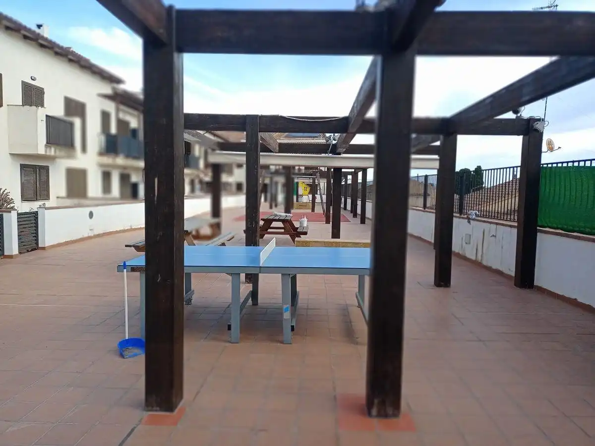 Terrassa de Apartament en venda en Sant Jaume d'Enveja amb Moblat, Balcó i Piscina comunitària