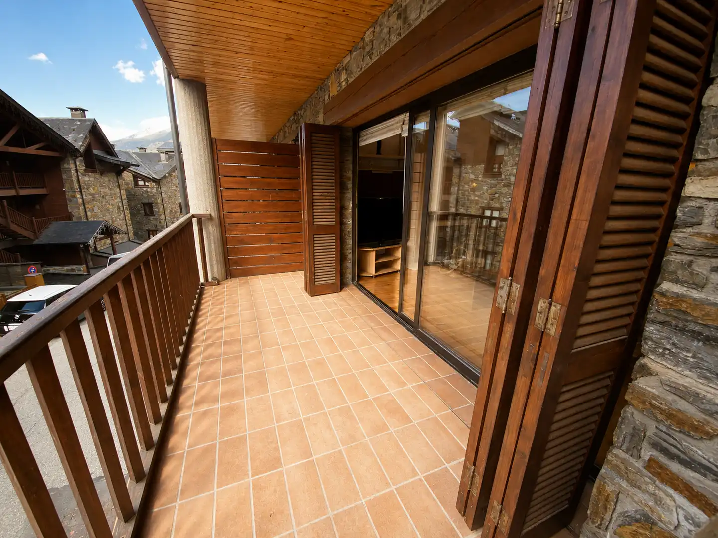 Terraza de Casa adosada de alquiler en Canillo con Calefacción, Parquet y Terraza