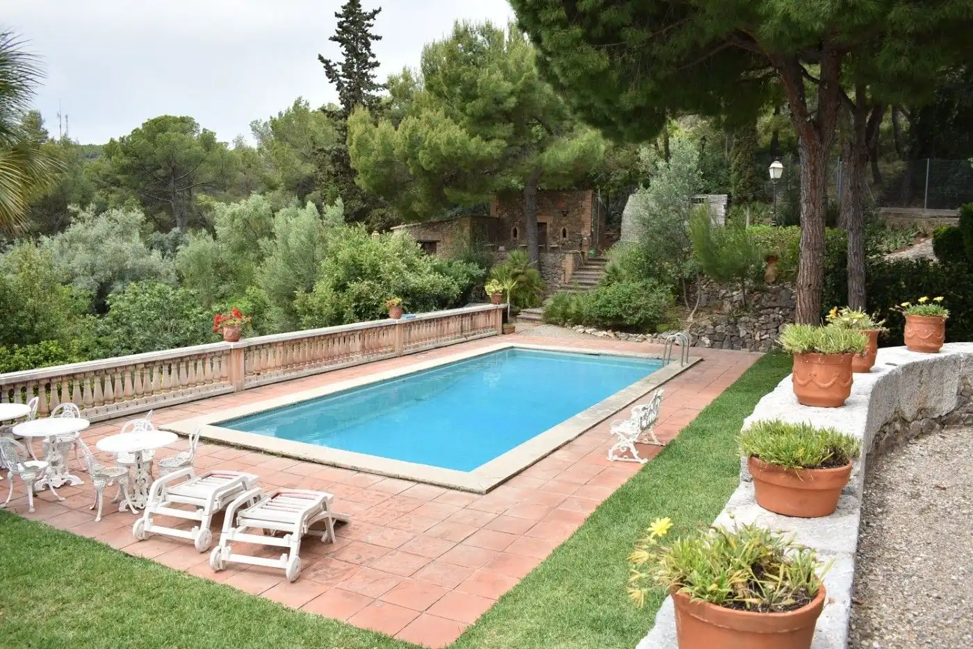 Swimming pool of Country homes for sale in Castelldefels  with Heating, Storage room and Swimming Pool