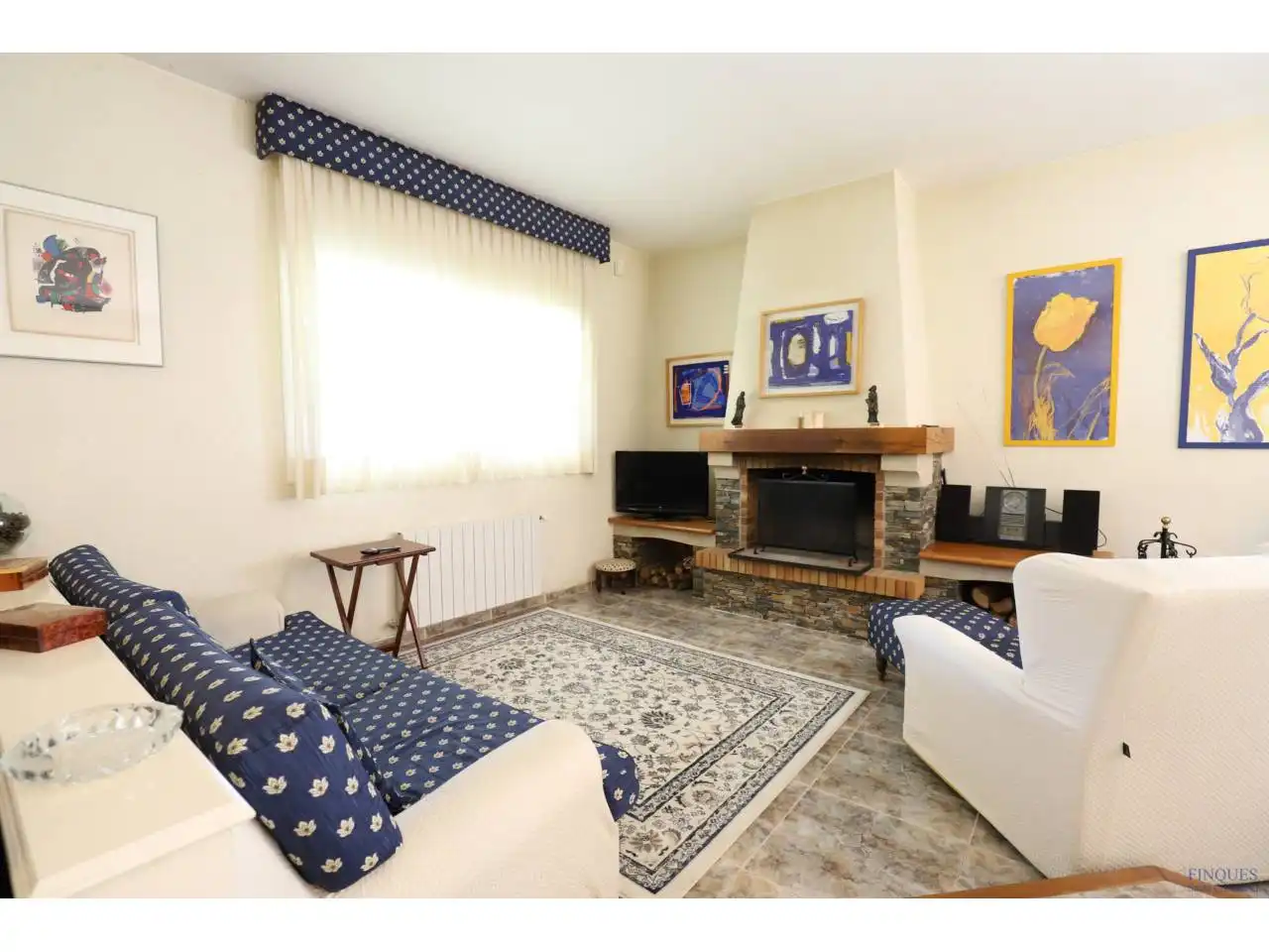 Living room of Houses for sale in Caldes de Malavella  with Heating, Private garden and Terrace