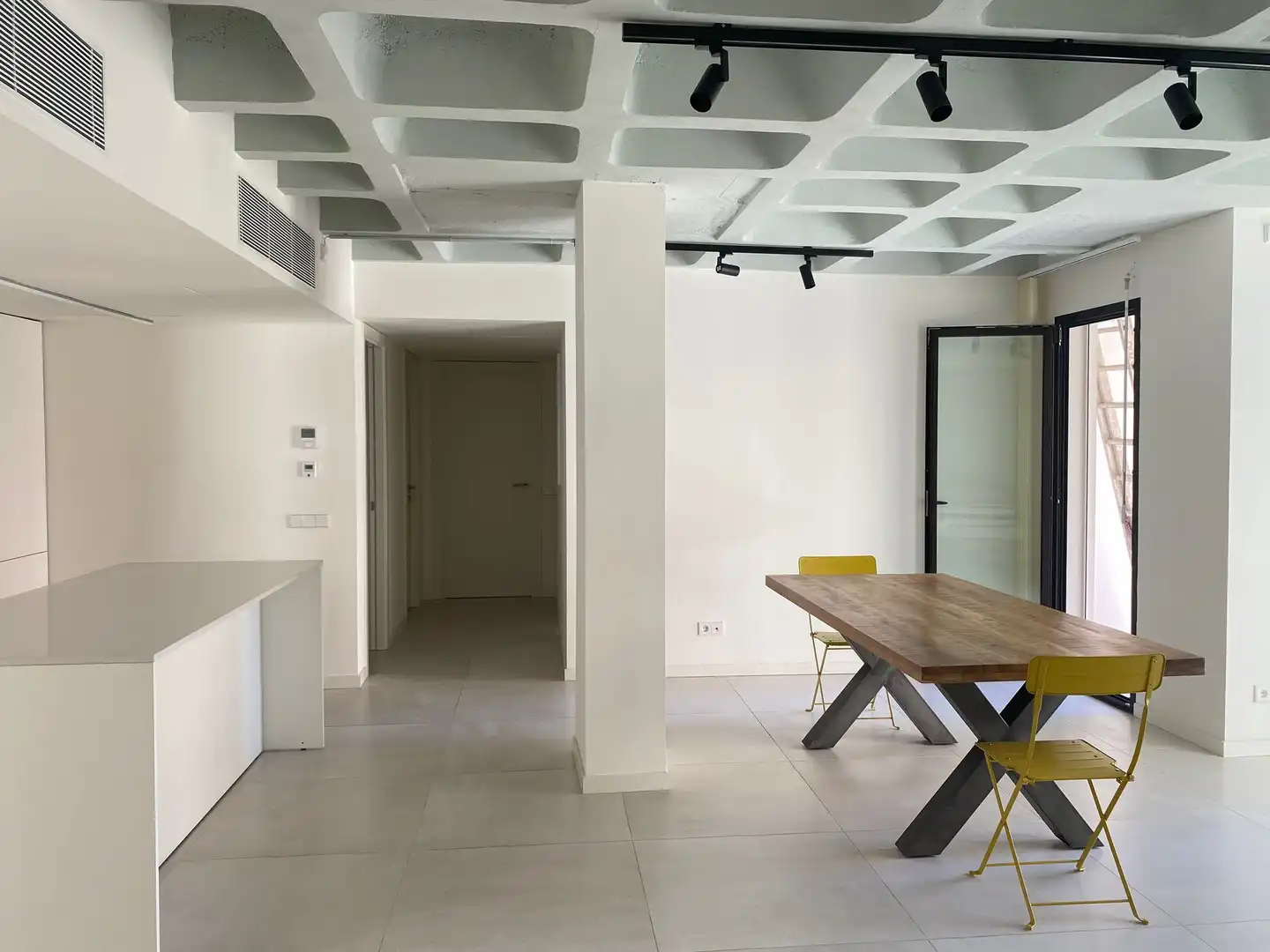 Menjador de Apartament de lloguer en  Palma de Mallorca amb Terrassa i Balcó