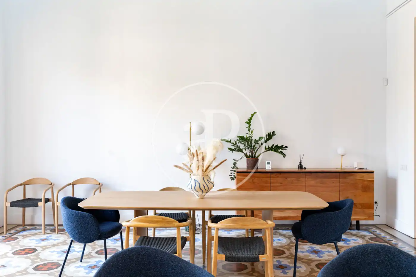 Esszimmer von Wohnung zur Miete in Barcelona mit Klimaanlage, Heizung und Möbliert