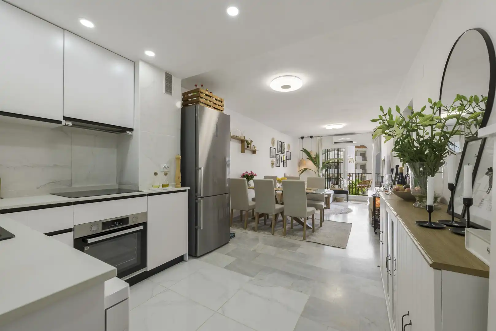 Cocina de Ático en venta en Mijas con Aire acondicionado, Terraza y Piscina