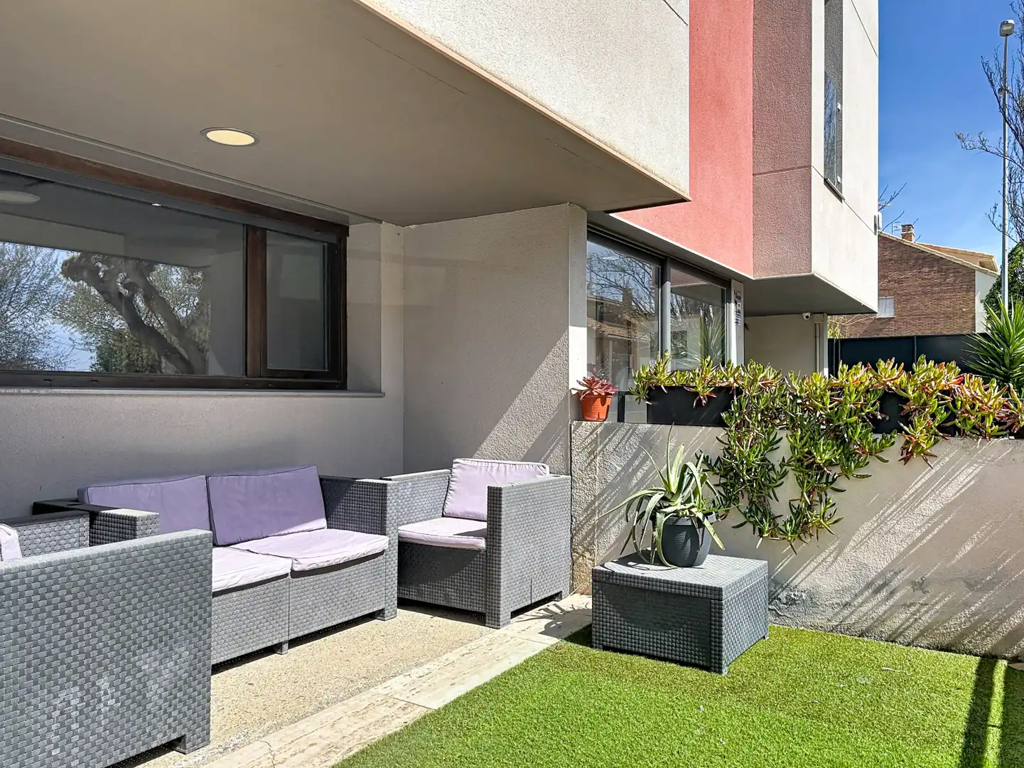 Terraza de Casa adosada en venta en Tudela con Aire acondicionado, Calefacción y Jardín privado