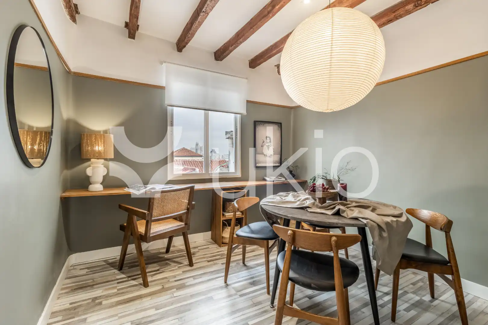 Dining room of Apartments for rent in Madrid  with Air Conditioner, Heating and Terrace