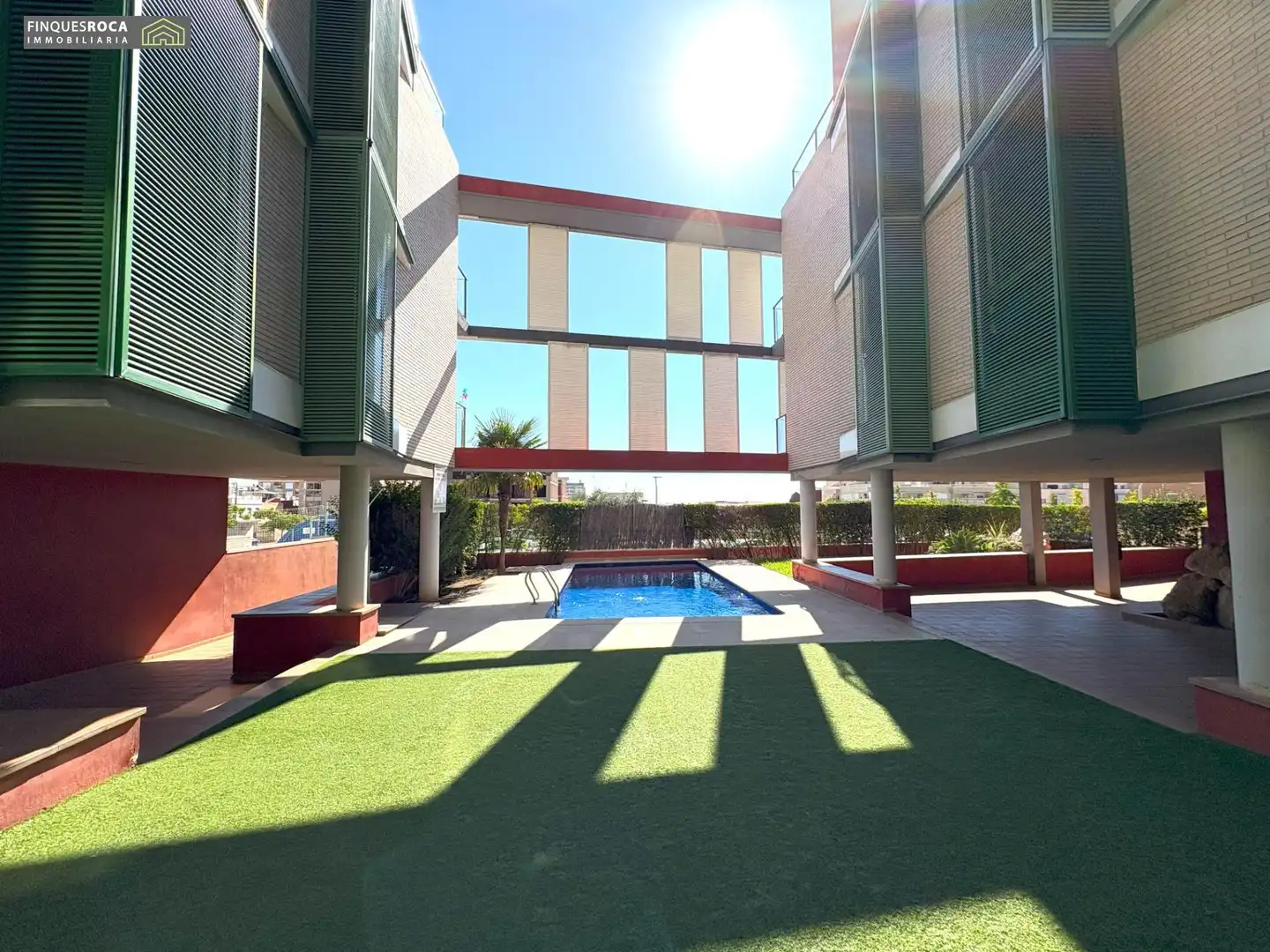 Swimming pool of Flat for sale in La Ràpita  with Air Conditioner, Parquet flooring and Terrace