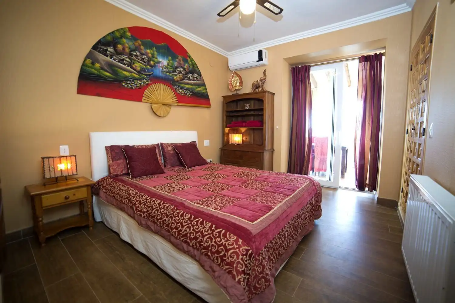 Bedroom of Houses for sale in Calpe / Calp  with Air Conditioner, Heating and Private garden