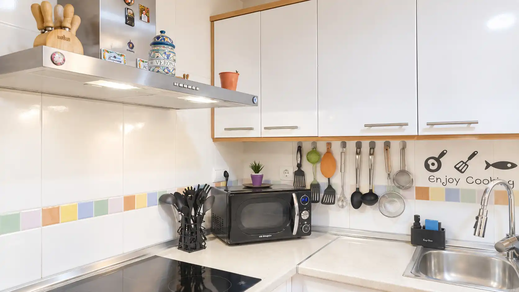 Cocina de Piso en venta en Rincón de la Victoria con Jardín privado, Horno y Lavadora