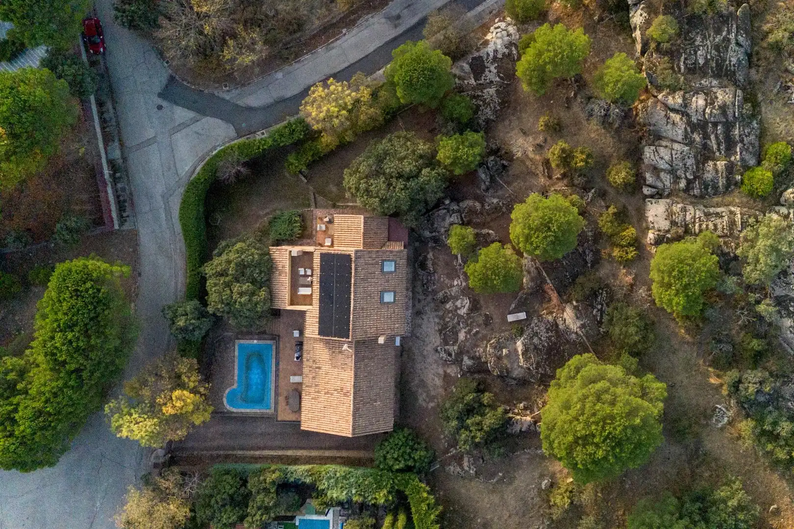 Vista exterior de Casa o chalet en venta en Torrelodones con Aire acondicionado, Calefacción y Jardín privado