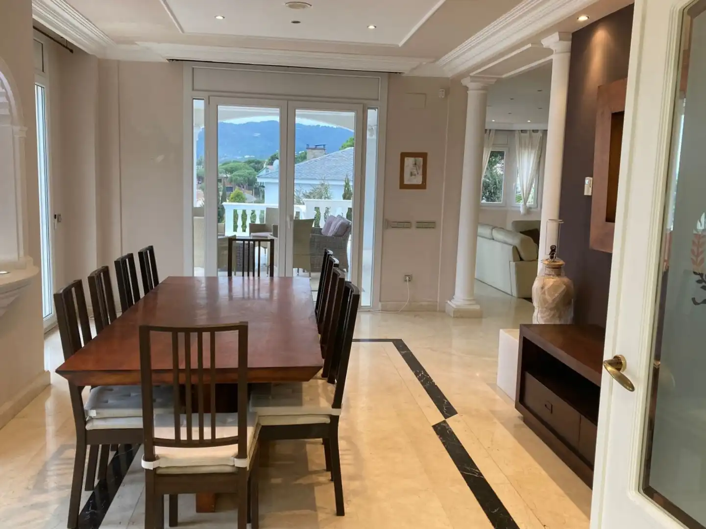 Comedor de Casa o chalet de alquiler en Cabrils con Aire acondicionado, Calefacción y Jardín privado