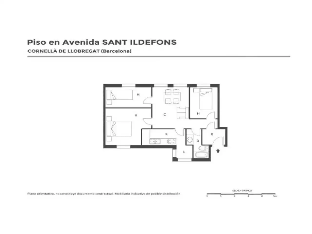 Flat for sale in Cornellà de Llobregat