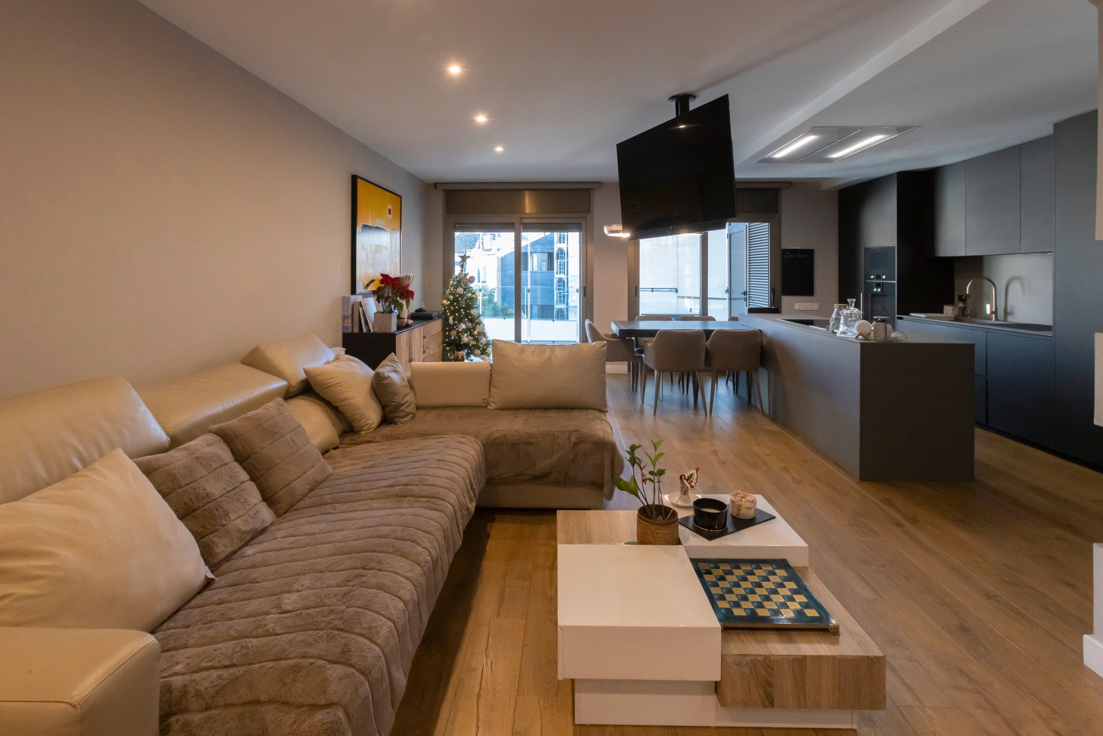 Sala d'estar de Àtic en venda en Sant Cugat del Vallès amb Aire condicionat, Calefacció i Traster