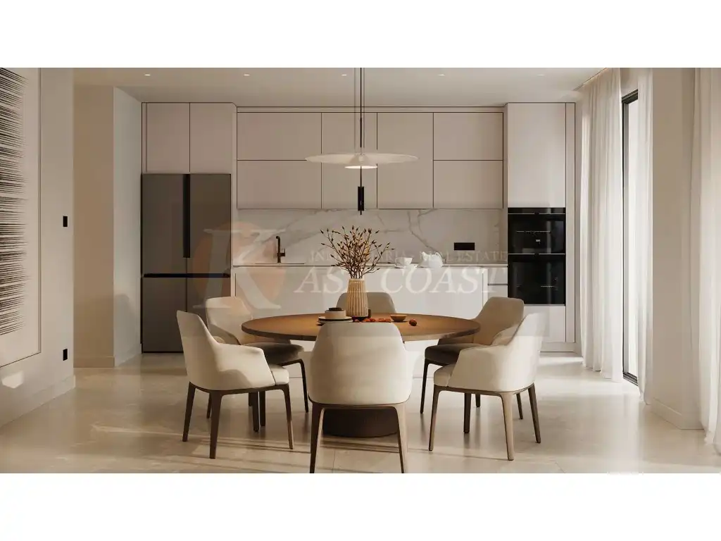 Dining room of Flat for sale in Mijas  with Air Conditioner, Private garden and Terrace