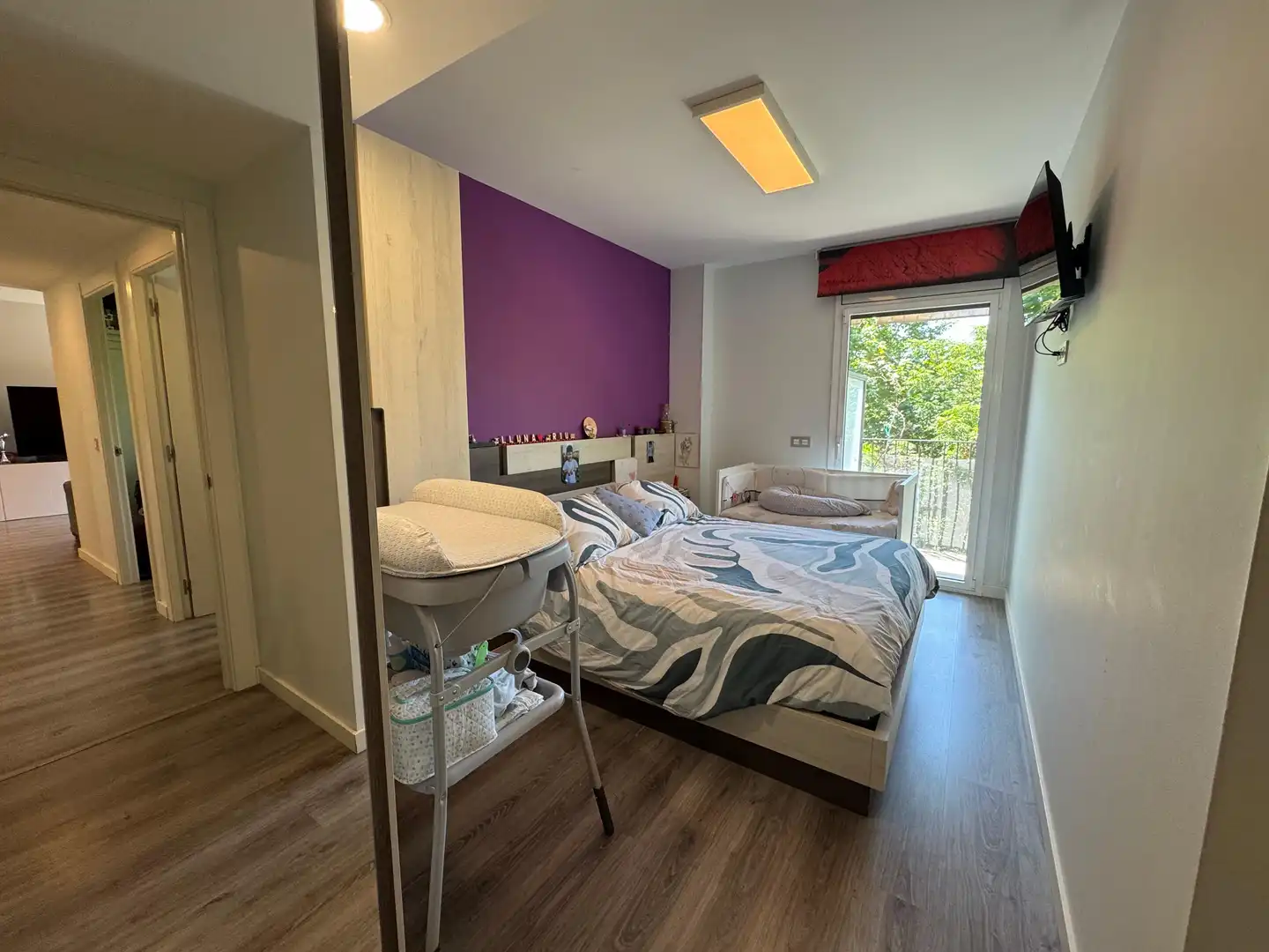 Schlafzimmer von Wohnung zum Verkauf in Barcelona mit Balkon
