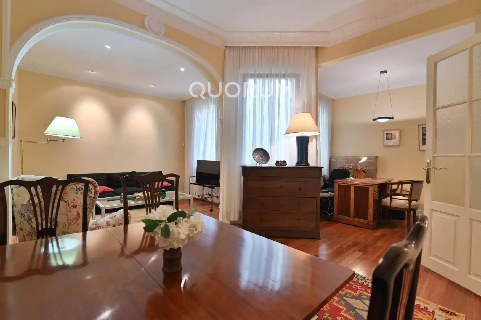Living room of Flat for rent in Indautxu