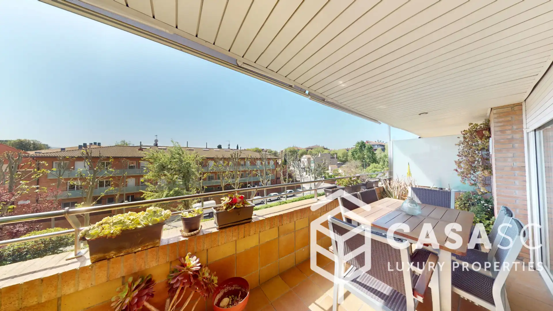 Exterior view of Attic for sale in Sant Cugat del Vallès  with Air Conditioner, Heating and Parquet flooring