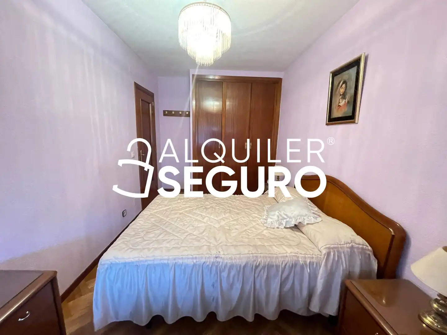 Bedroom of Flat for rent in Madrid  with Heating and Terrace