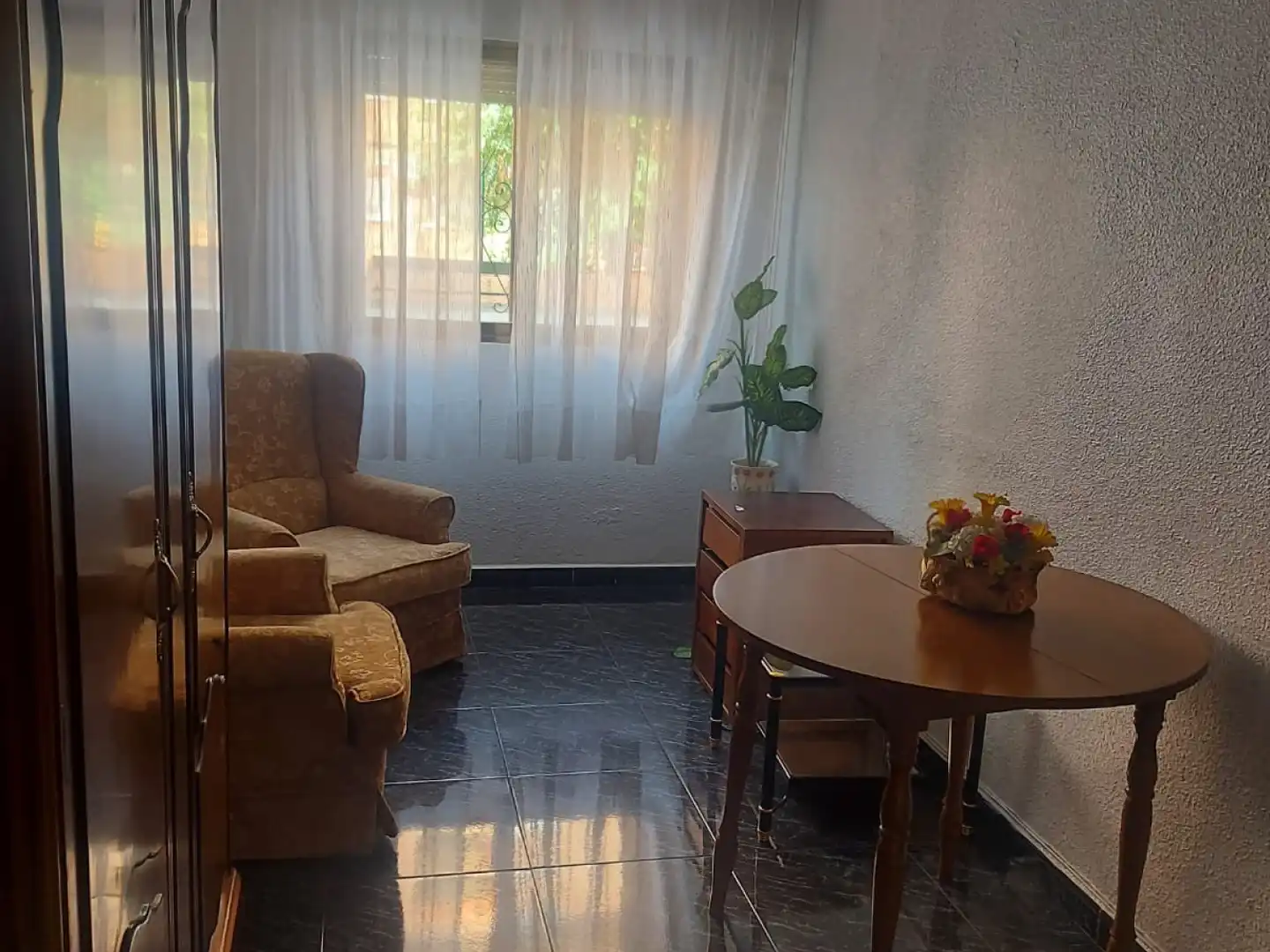 Sala de estar de Piso de alquiler en Murcia con Aire acondicionado, Amueblado y Lavadora