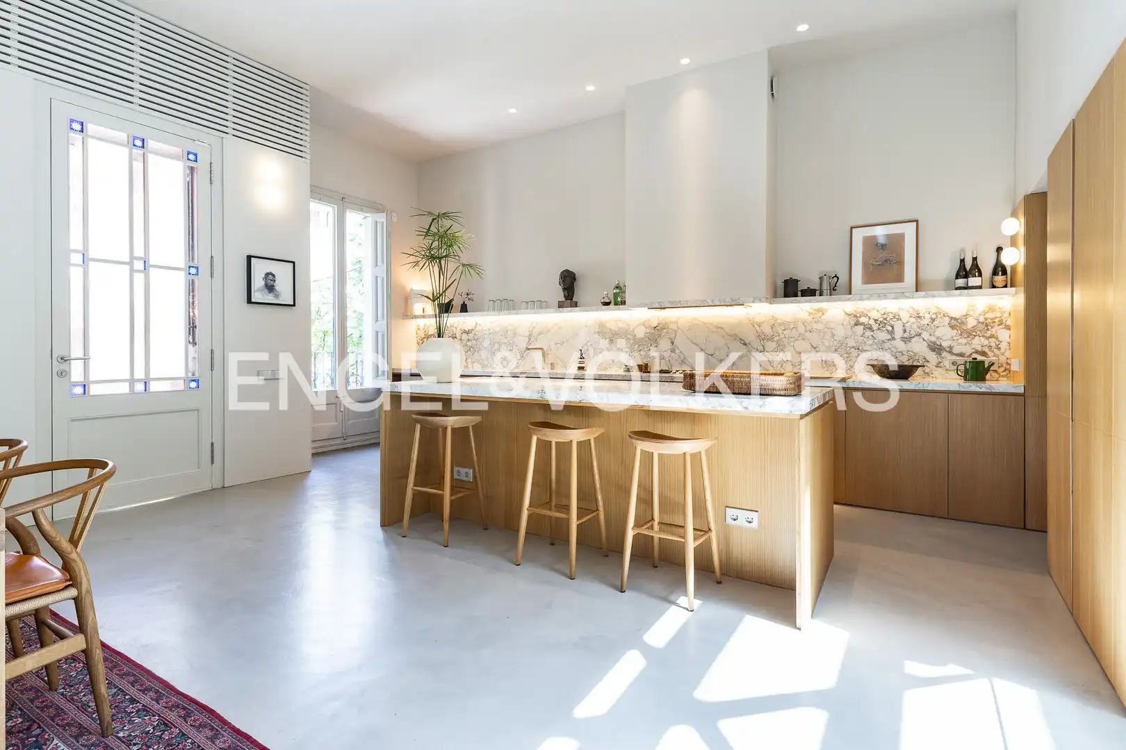 Kitchen of Houses for rent in Barcelona  with Air Conditioner, Heating and Private garden