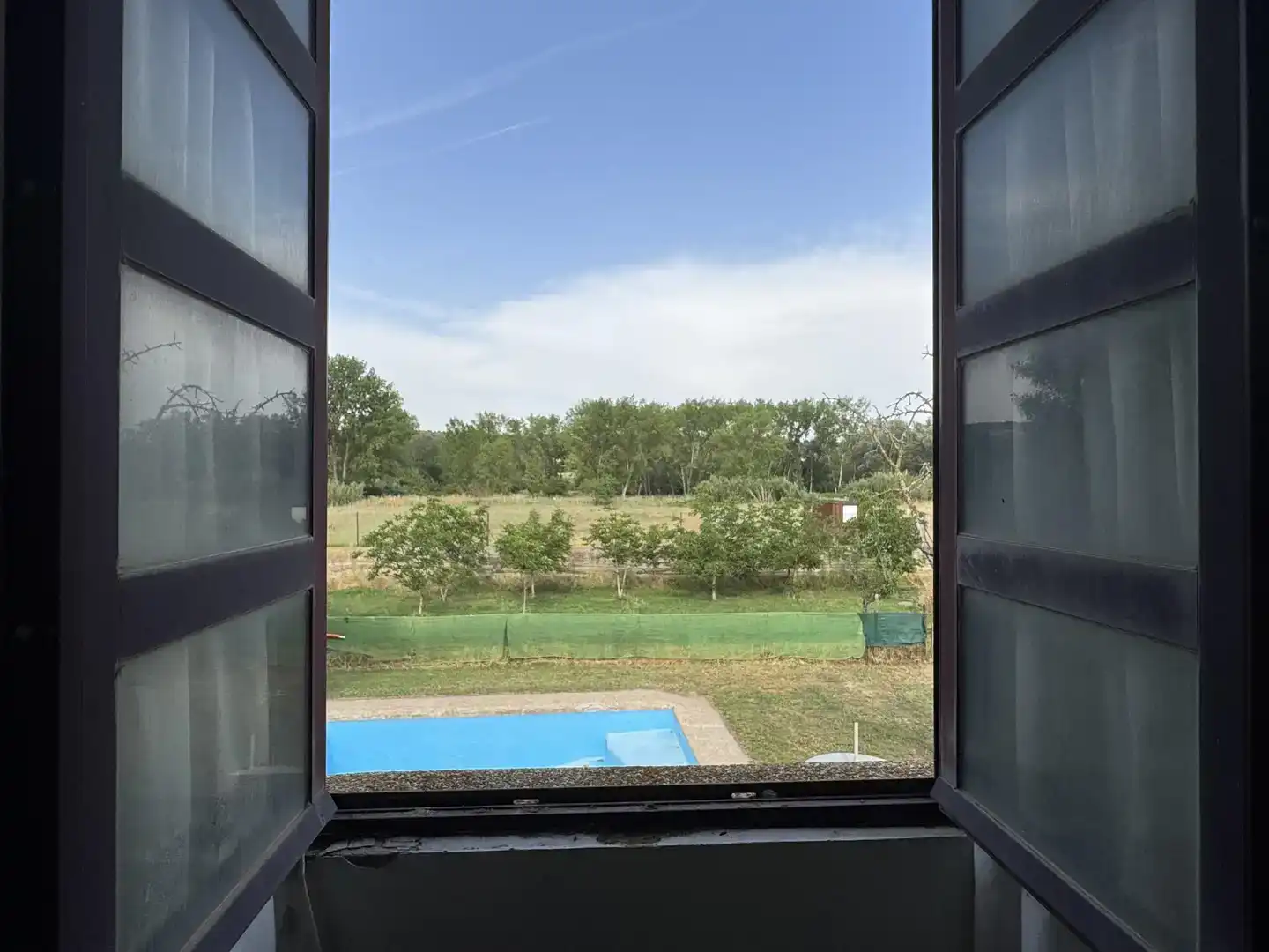 Jardí de Finca rústica en venda en Lodosa amb Jardí privat, Piscina i Moblat