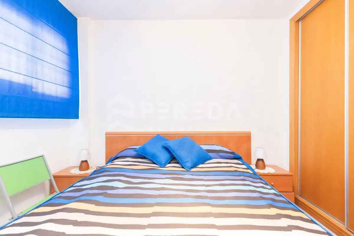 Bedroom of Flat for sale in Roquetas de Mar  with Air Conditioner, Terrace and Furnished