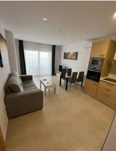 Living room of Apartments for rent in Benitachell / El Poble Nou de Benitatxell  with Air Conditioner, Terrace and Furnished