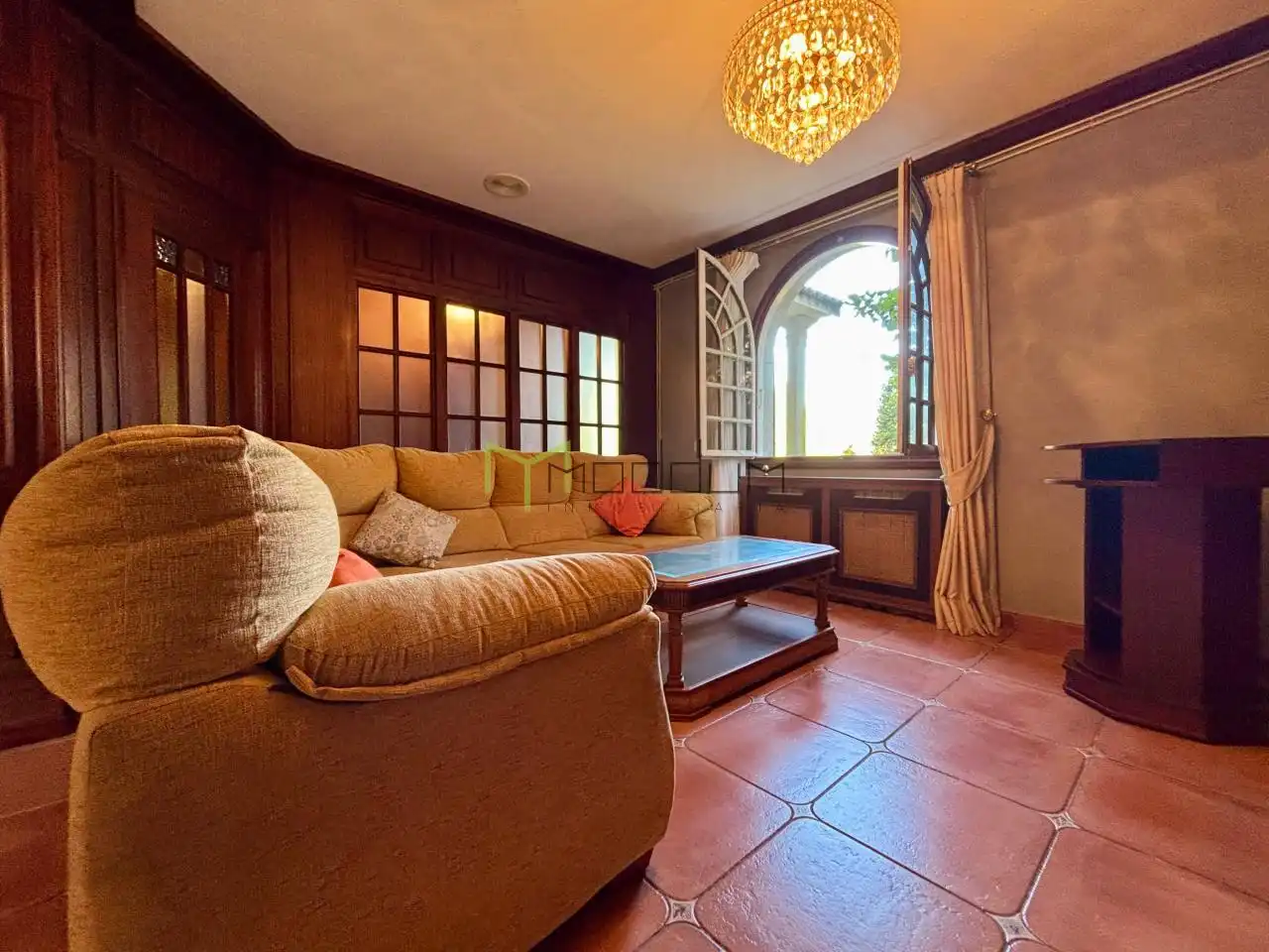 Sala de estar de Casa o chalet en venta en Silleda con Calefacción, Jardín privado y Parquet