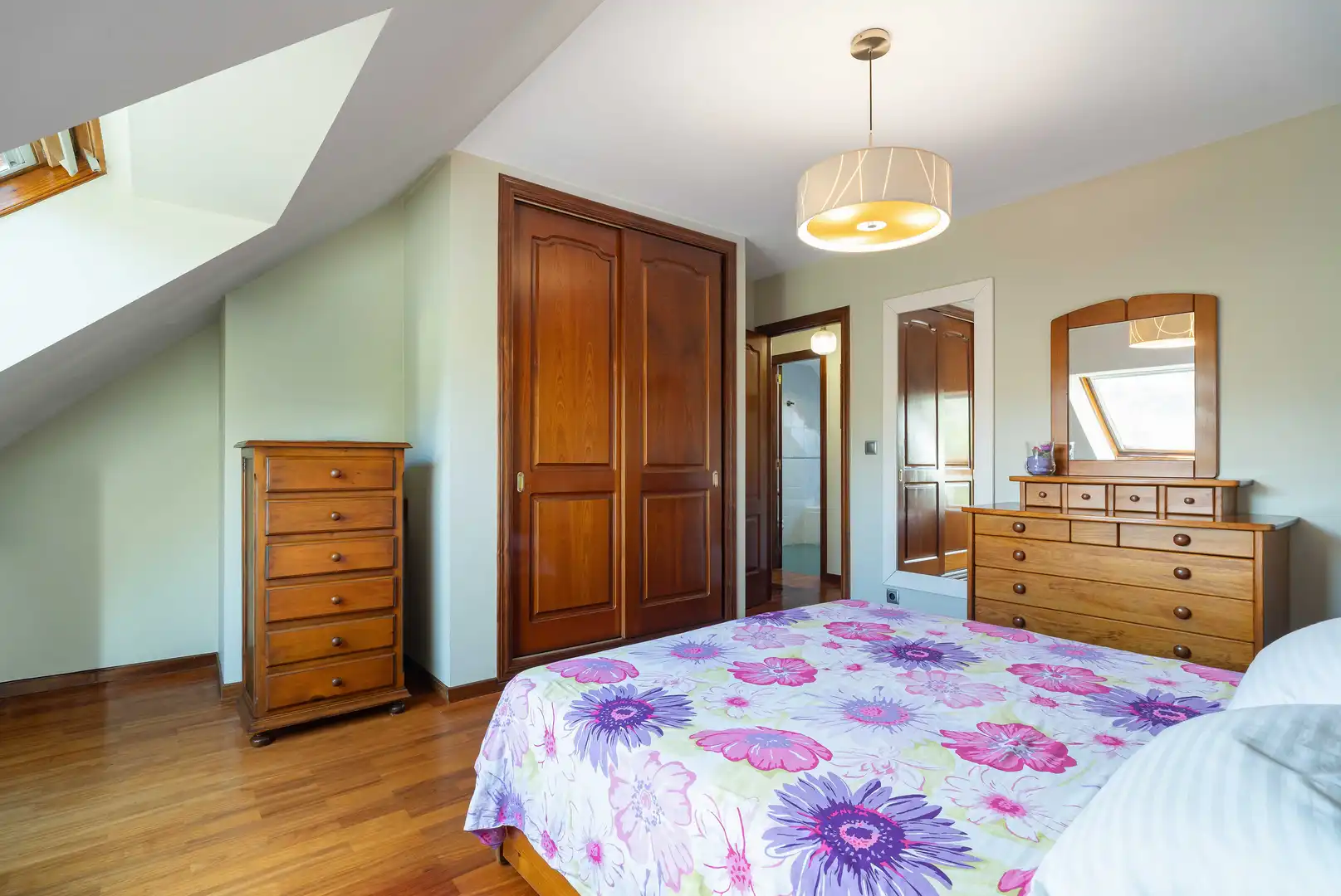 Bedroom of Duplexes for sale in A Coruña Capital   with Heating and Parquet flooring