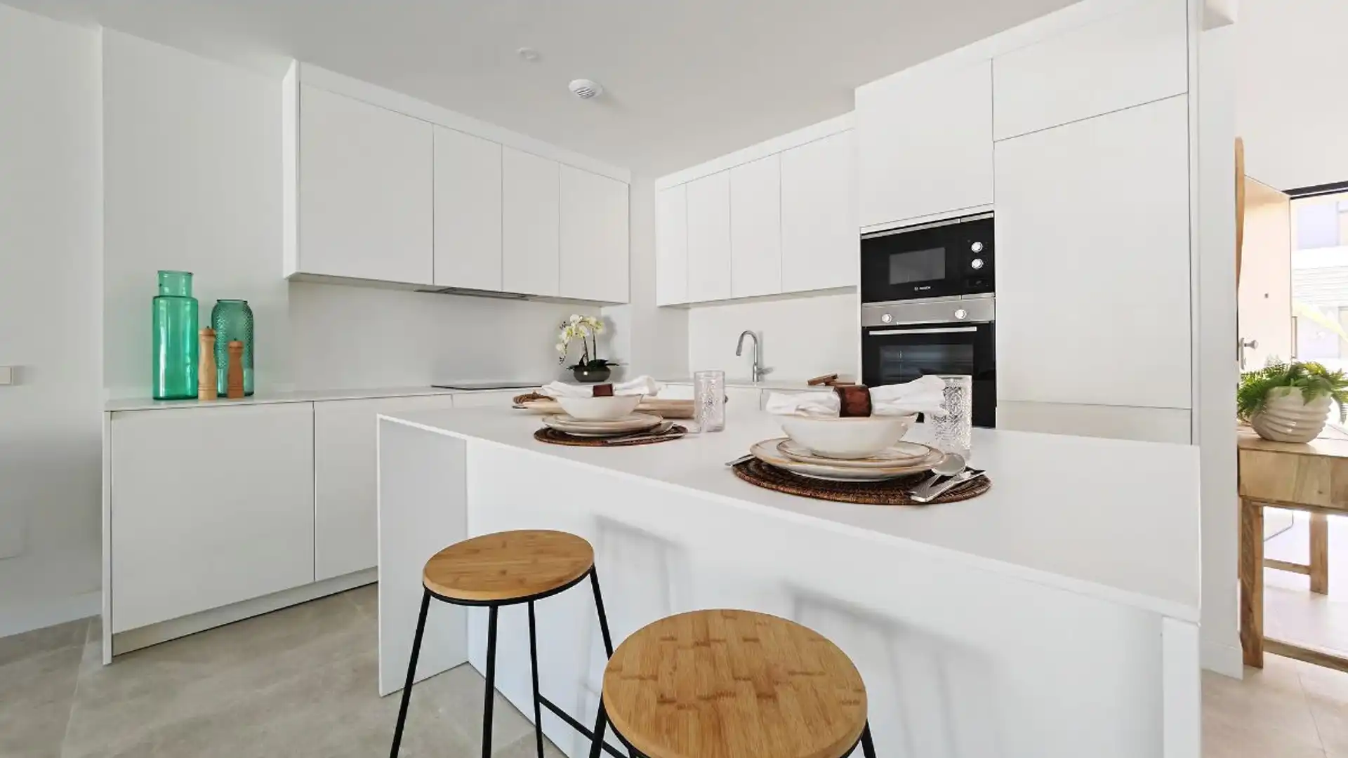 Kitchen of Single-family semi-detached for sale in Mijas  with Air Conditioner, Terrace and Swimming Pool