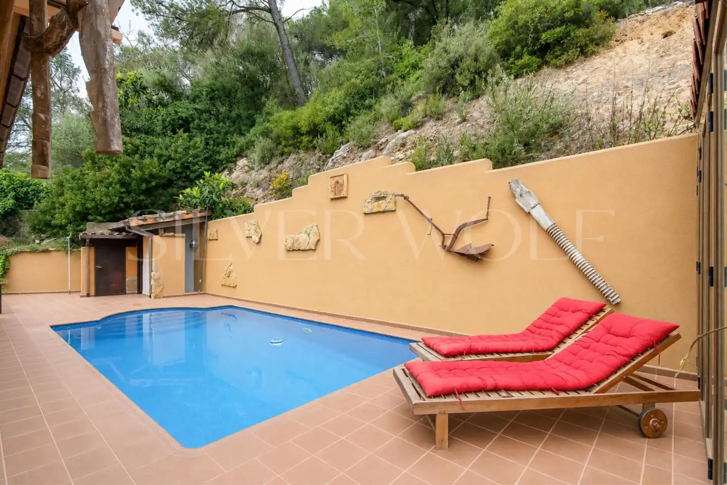Piscina de Casa o chalet en venta en Vallirana con Aire acondicionado, Calefacción y Jardín privado