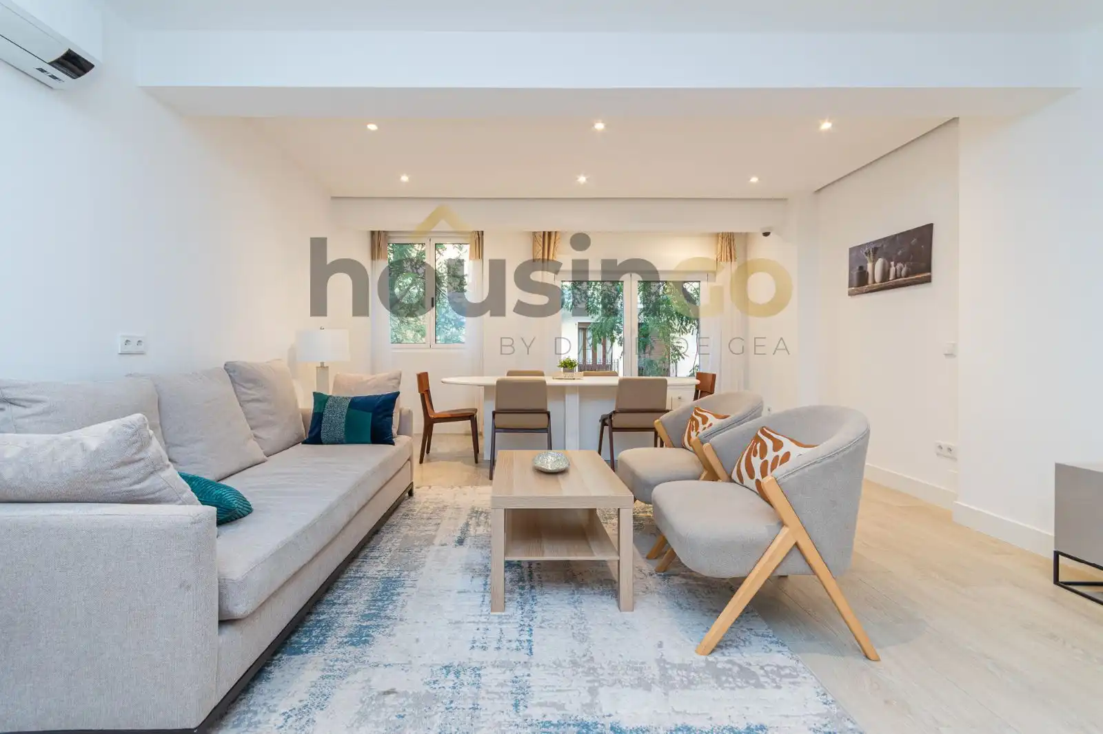 Sala de estar de Piso en venta en Madrid con Aire acondicionado, Calefacción y Parquet
