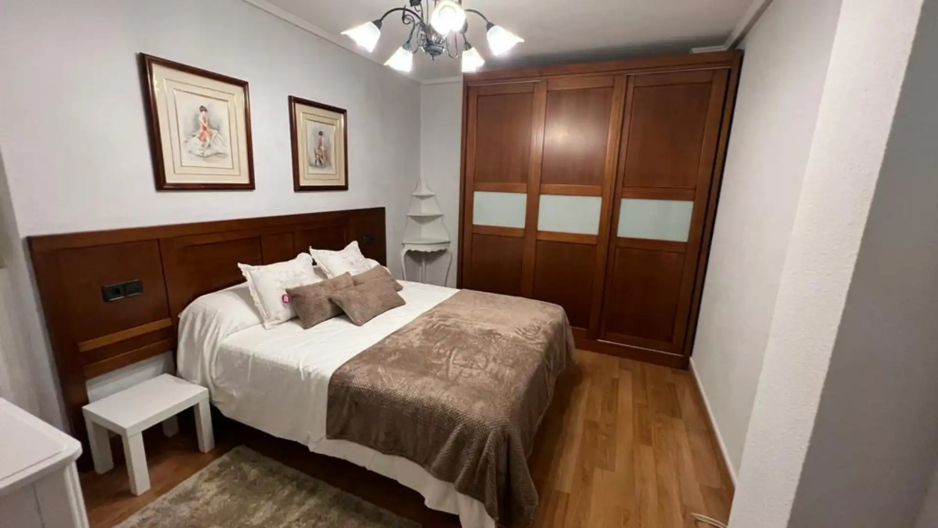 Bedroom of Flat for sale in Gijón   with Heating and Furnished