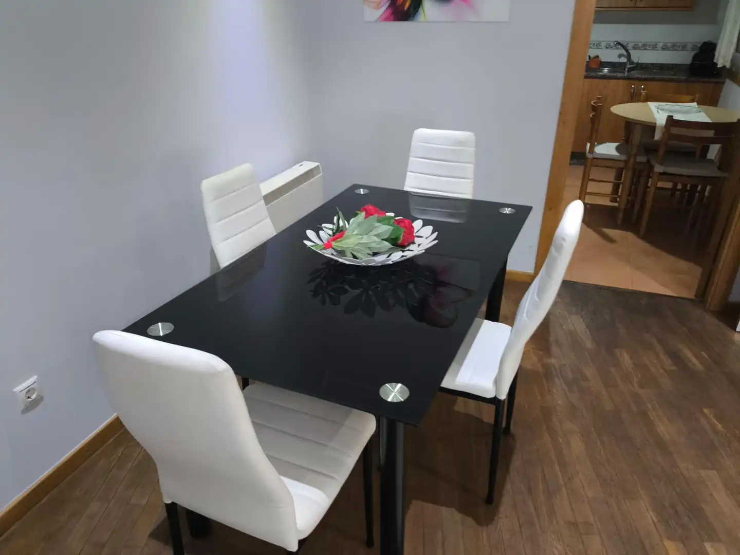 Dining room of Flat for rent in Arteixo  with Heating, Storage room and Furnished