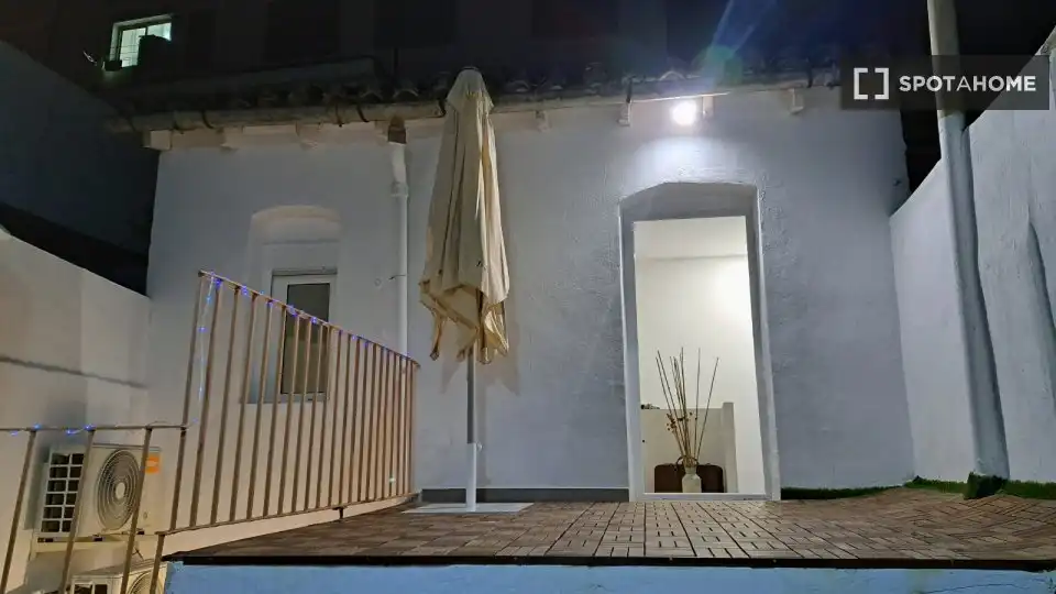Terraza de Piso de alquiler en Sagunto / Sagunt con Aire acondicionado, Calefacción y Amueblado