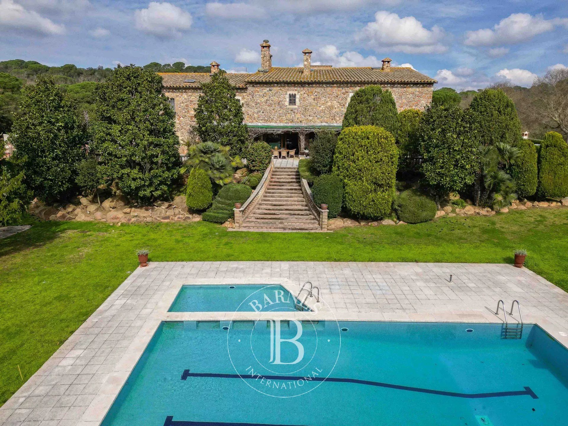 Garden of Country house for sale in Tordera  with Air Conditioner, Heating and Private garden