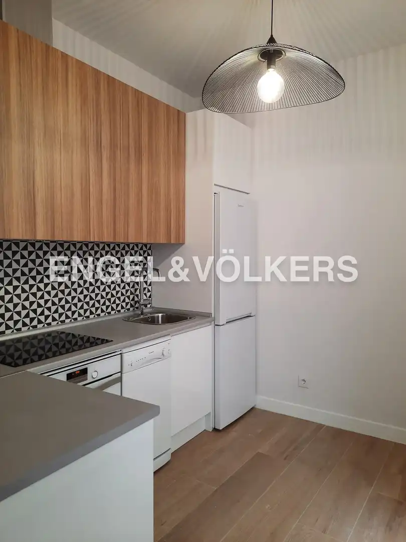 Kitchen of Flat for rent in Madrid  with Air Conditioner, Heating and Pets allowed