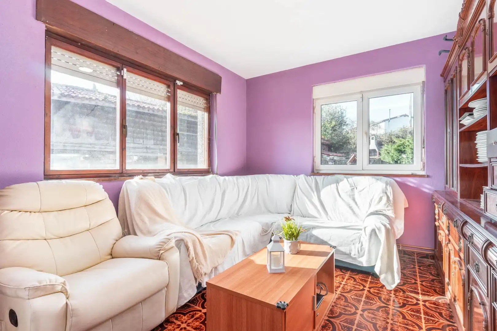 Sala de estar de Casa o chalet en venta en Carreño con Calefacción, Jardín privado y Trastero