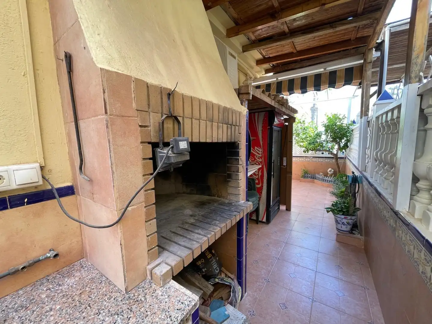 Terraza de Casa o chalet de alquiler en Santa Pola con Aire acondicionado, Amueblado y Piscina comunitaria