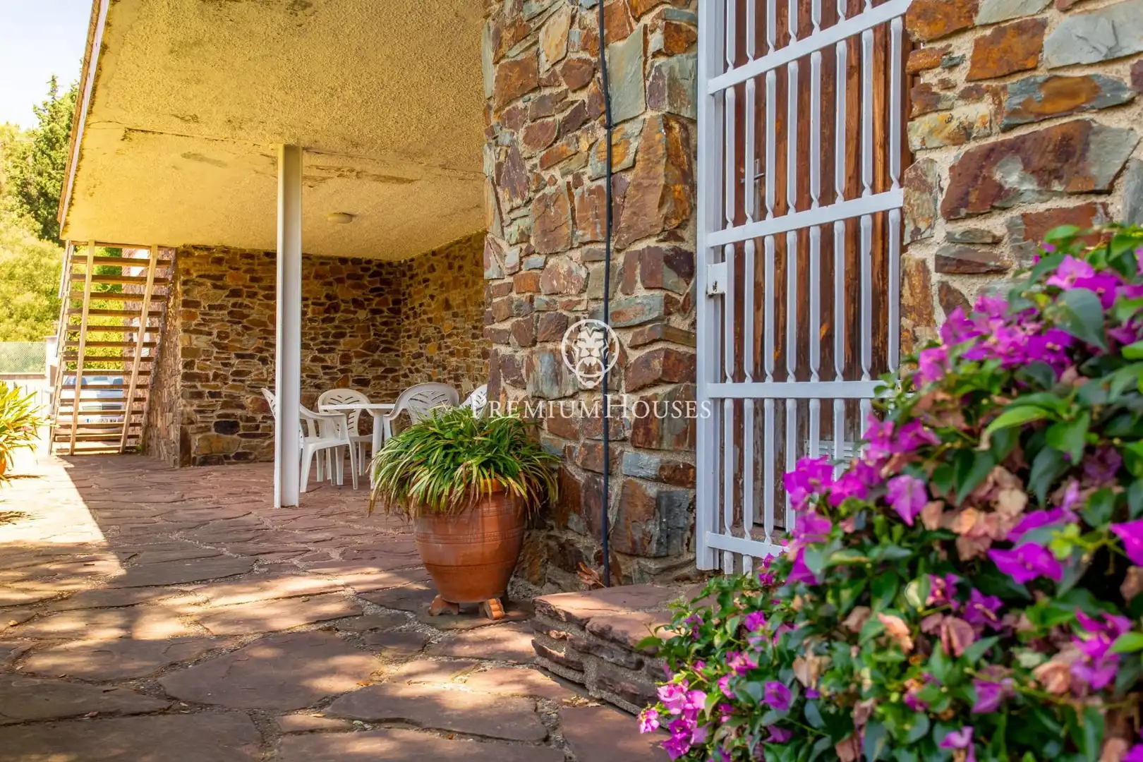 Terraza de Casa o chalet en venta en Vallromanes con Calefacción, Jardín privado y Terraza